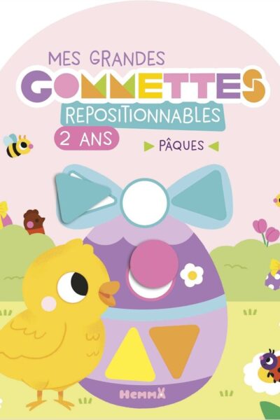 PÂQUES - MES GRANDES GOMMETTES REPOSITIONNABLES 2+