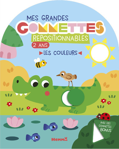 MES GRANDES GOMMETTES REPOSITIONNABLES - LES COULEURS 2+