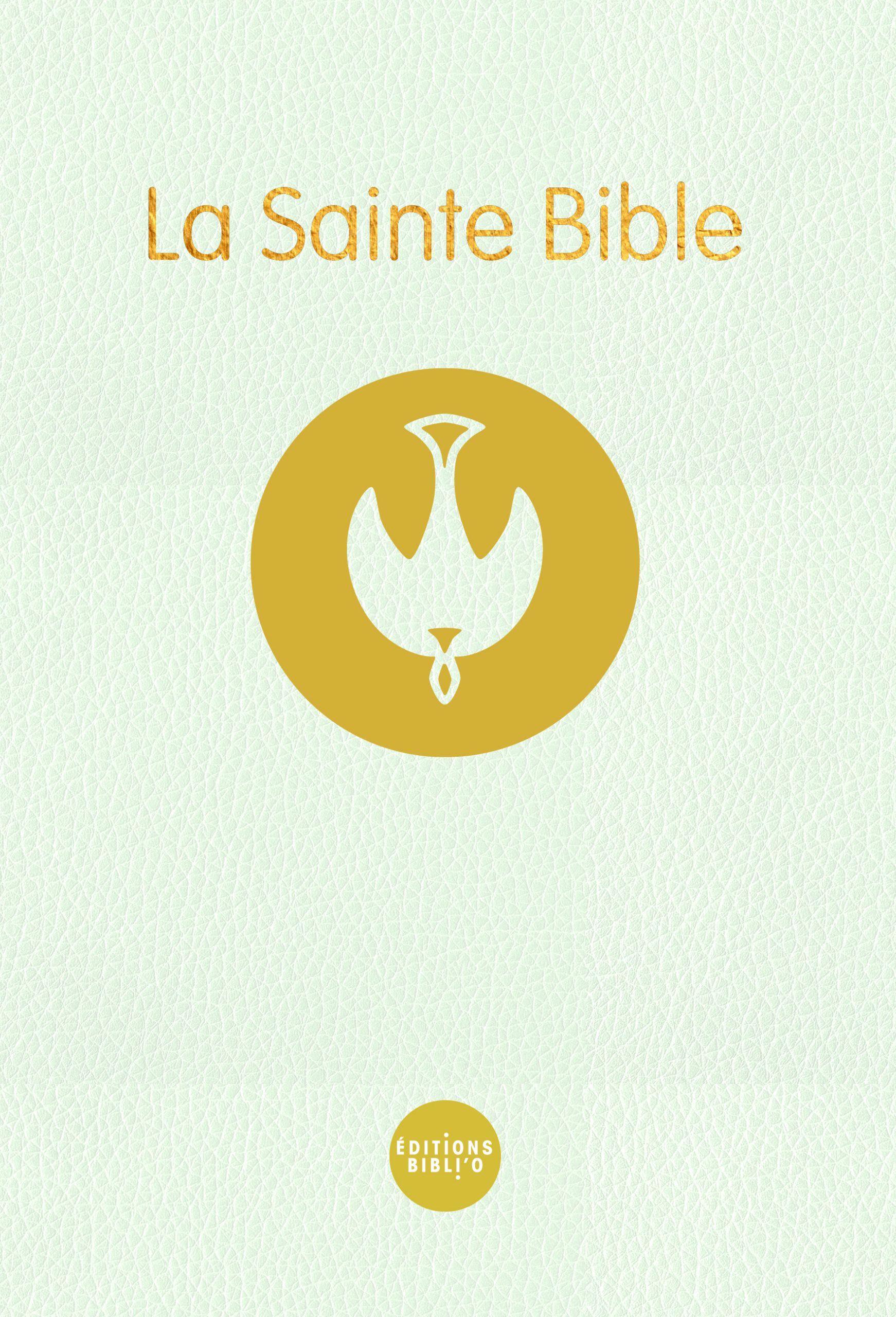 LA SAINTE BIBLE COLOMBE MARIAGE BLANC HC