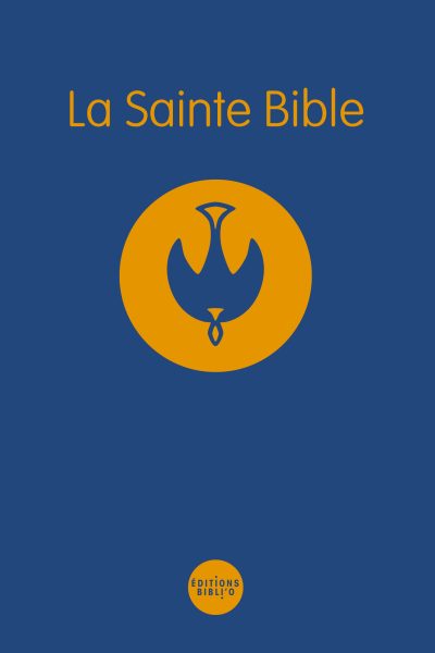 LA SAINTE BIBLE COLOMBE BLEU SOUPLE
