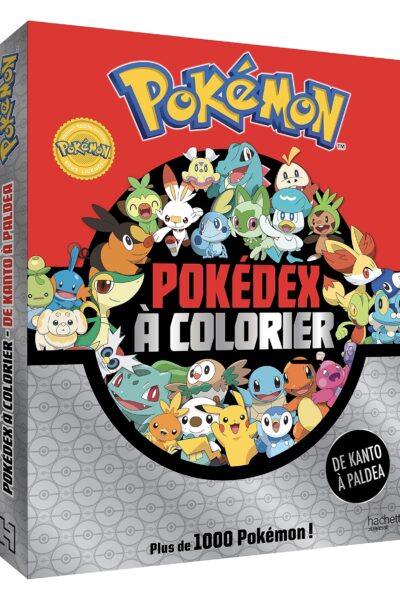 POKEMON - POKEDEX A COLORIER DE KANTO A PALDEA