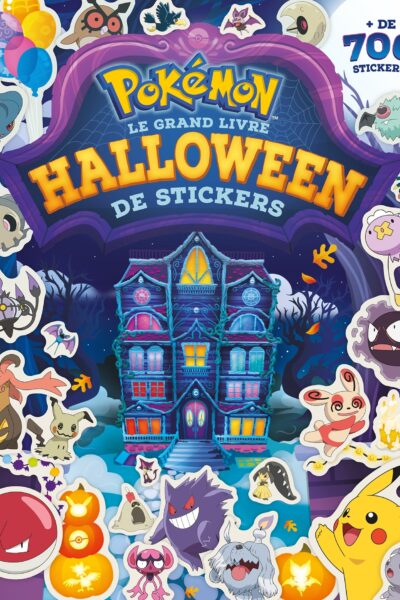 POKEMON - LE GRAND LIVRE DE STICKERS HALLOWEEN