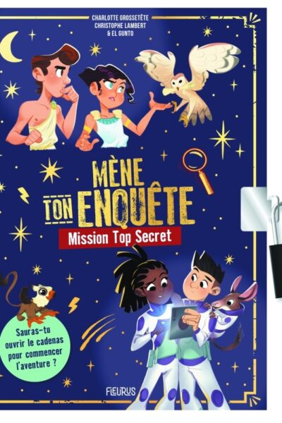MENE TON ENQUÊTE : MISSION TOP SECRET (AVEC CADENAS)