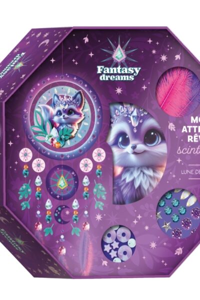MON ATTRAPE-RÊVES SCINTILLANT. LUNE DE CRISTAL (COFFRET)