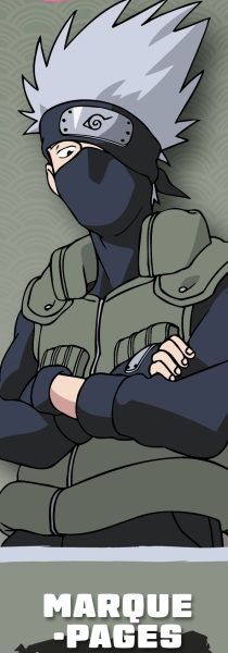 MARQUE-PAGES A COLORIER NARUTO - EDITION KAKASHI