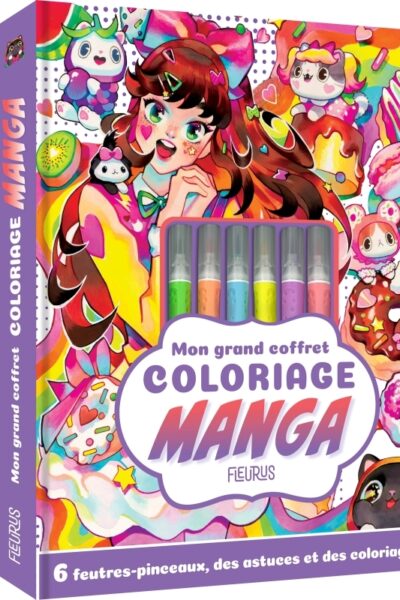 MON GRAND COFFRET COLORIAGE MANGA