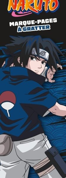 MARQUE-PAGES A GRATTER NARUTO - EDITION SASUKE