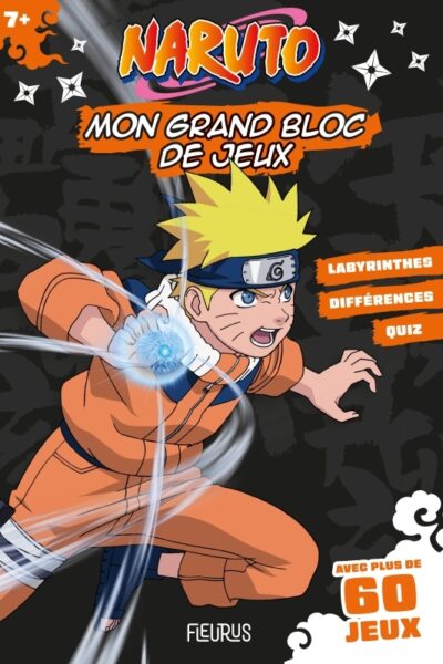 NARUTO MON GRAND BLOC DE JEUX