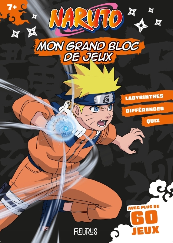 NARUTO MON GRAND BLOC DE JEUX