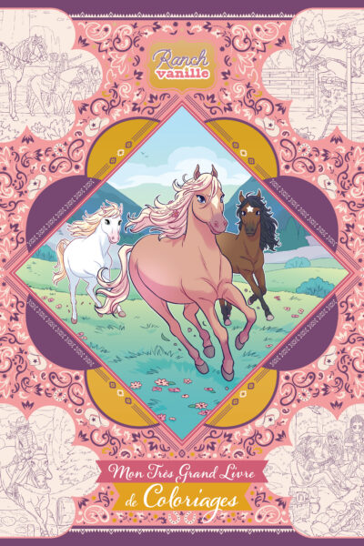 MON TRES GRAND LIVRE DE COLORIAGES RANCH VANILLE