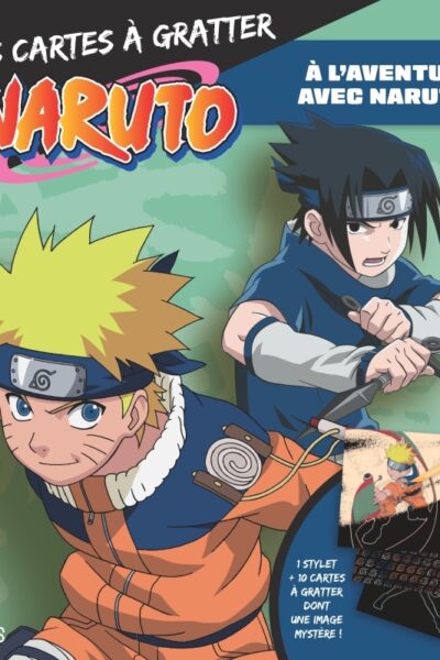 CARTES A GRATTER - NARUTO - A L'AVENTURE AVEC NARUTO !