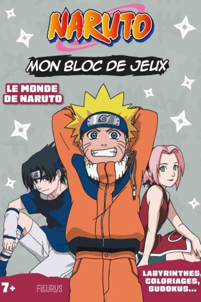 BLOC DE JEUX NARUTO - LE MONDE DE NARUTO