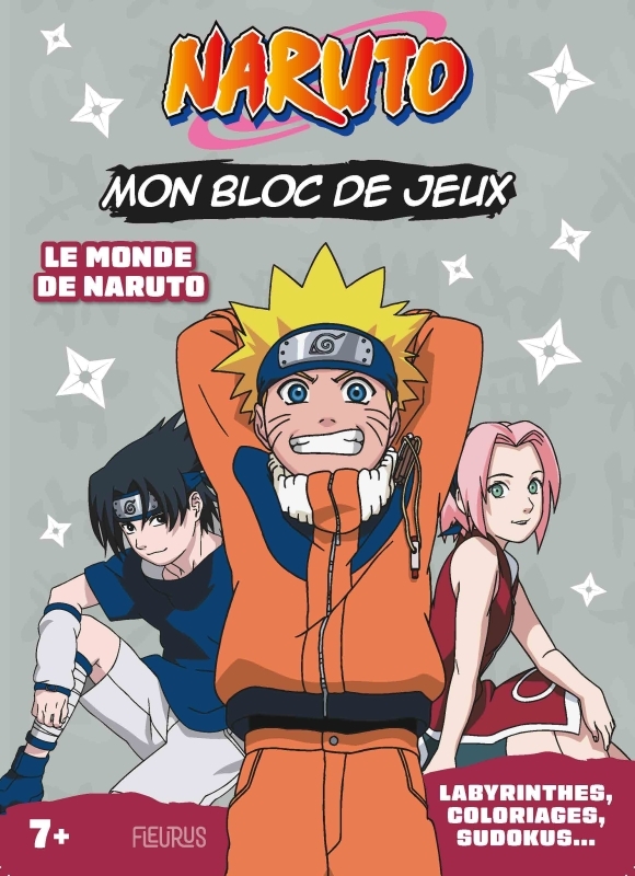 BLOC DE JEUX NARUTO - LE MONDE DE NARUTO