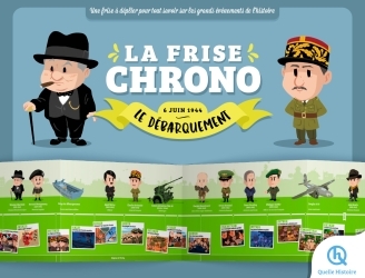 LA FRISE CHRONO LE DEBARQUEMENT - CHRONOPOCHE