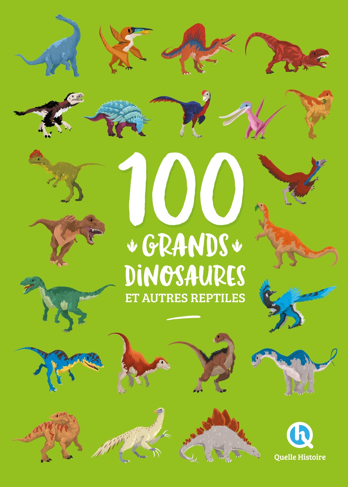 100 GRANDS DINOSAURES ET AUTRES REPTILES