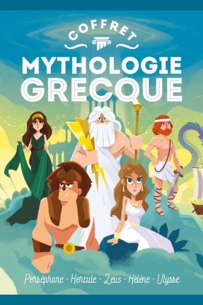 COFFRET MYTHOLOGIE GRECQUE - PERSEPHONE - HERCULE - ZEUS - HELENE - ULYSSE