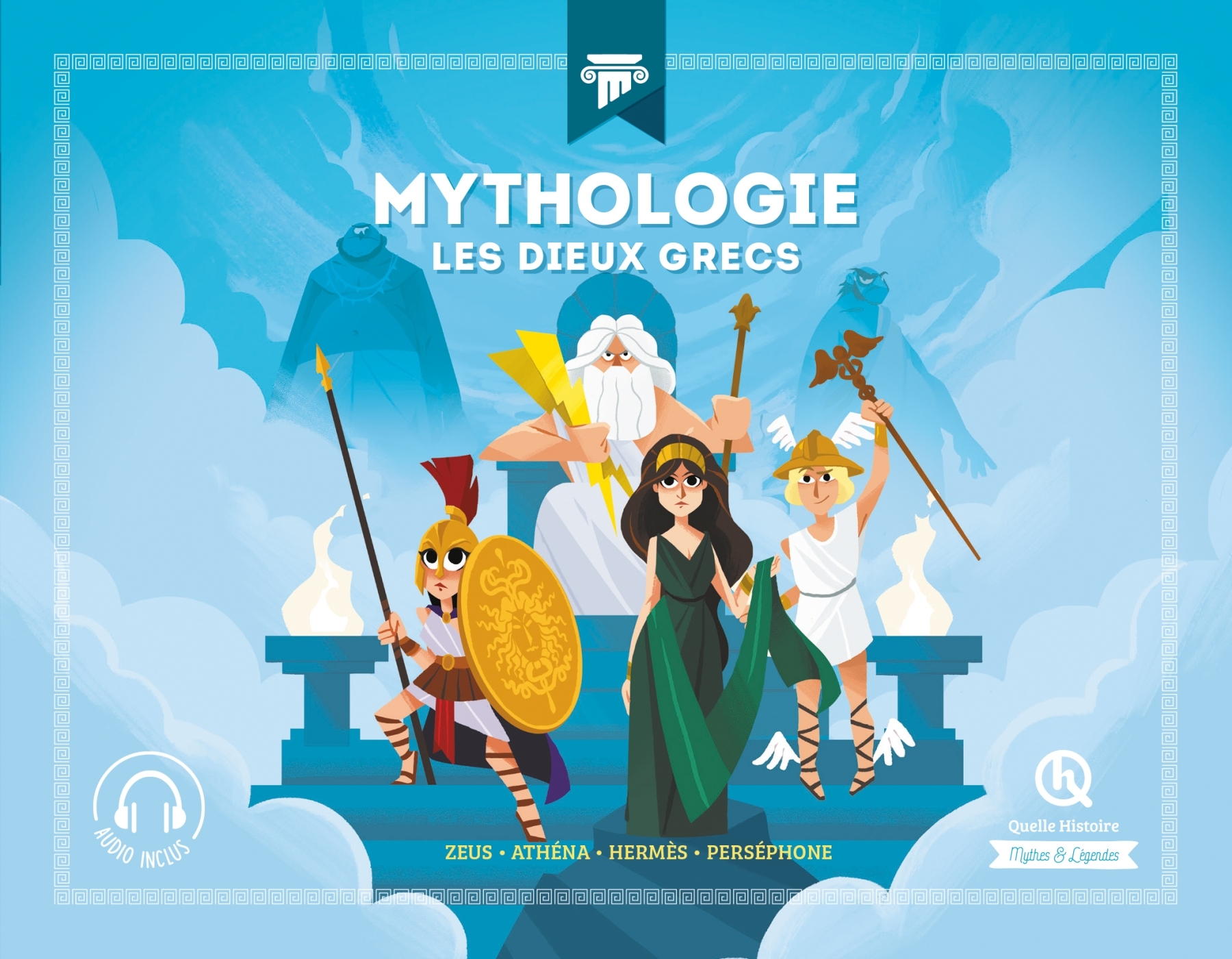 MYTHOLOGIE LES DIEUX GRECS (CLASSIQUE +) - ZEUS - ATHENA - HERMES - PERSEPHONE