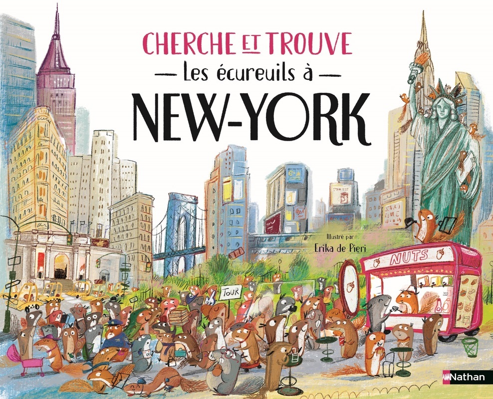 CHERCHE ET TROUVE - LES ECUREUILS A NEW-YORK