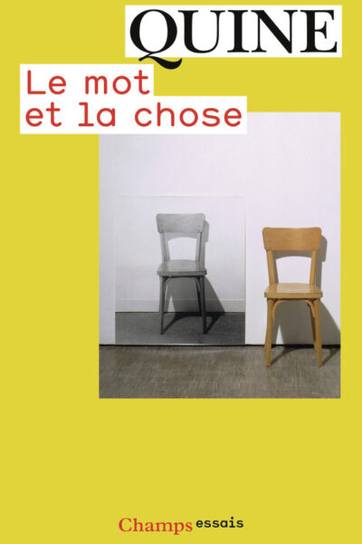 LE MOT ET LA CHOSE