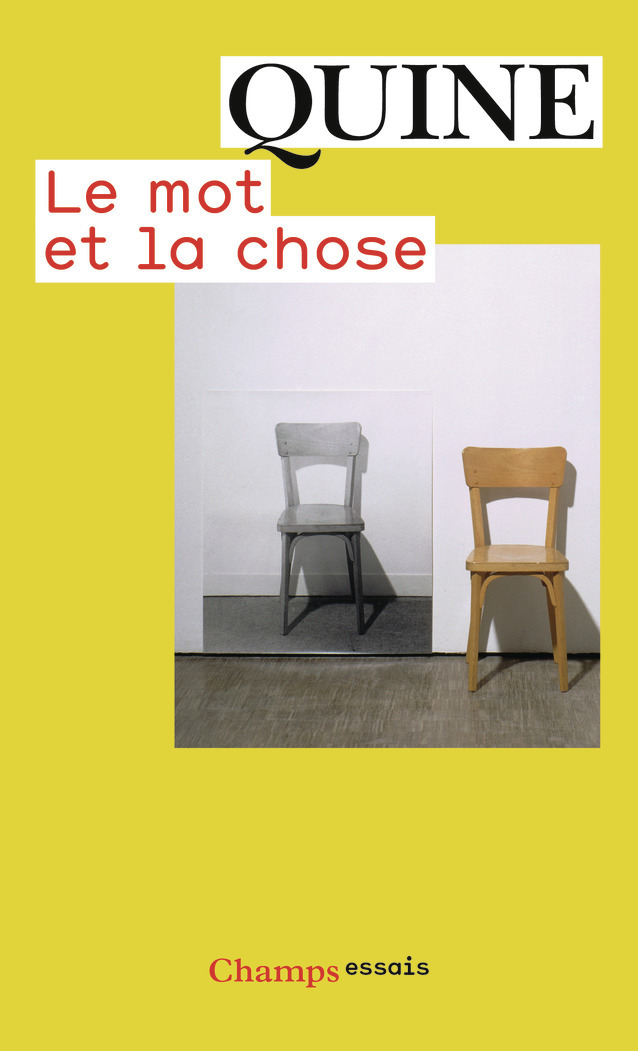 LE MOT ET LA CHOSE
