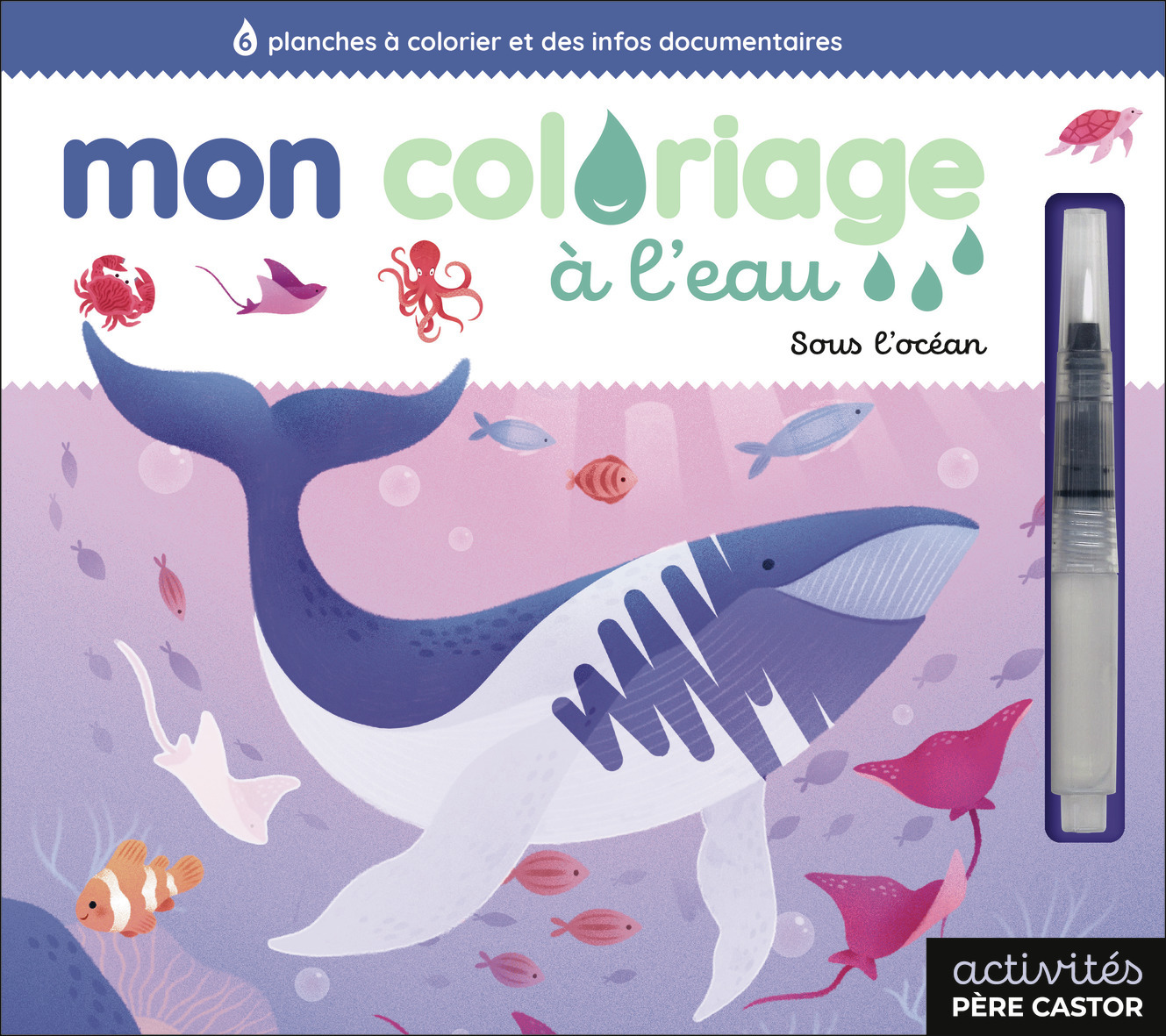 MON COLORIAGE A L'EAU - SOUS L'OCEAN