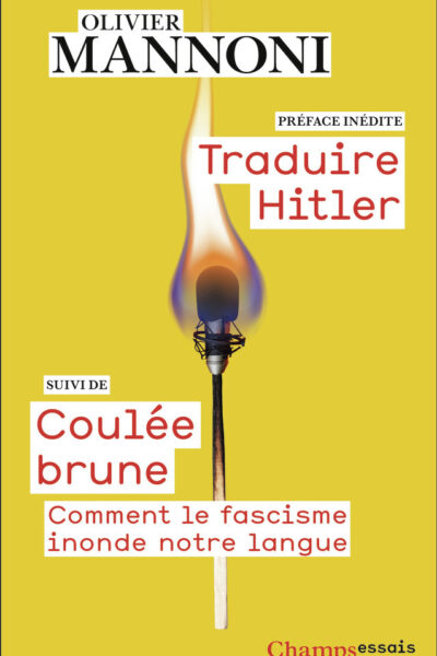 TRADUIRE HITLER - COULEE BRUNE