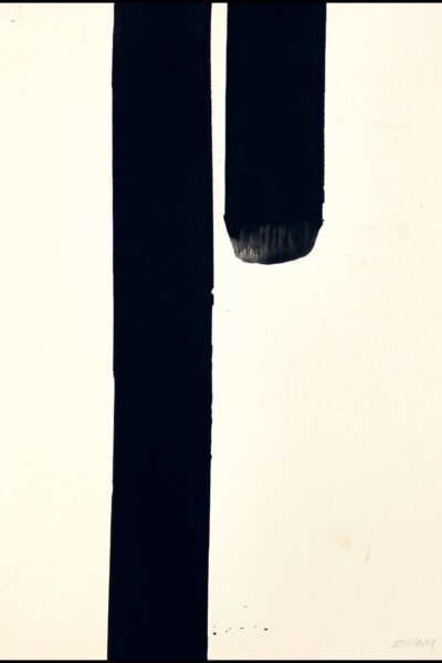 PIERRE SOULAGES. PEINTURES SUR PAPIER