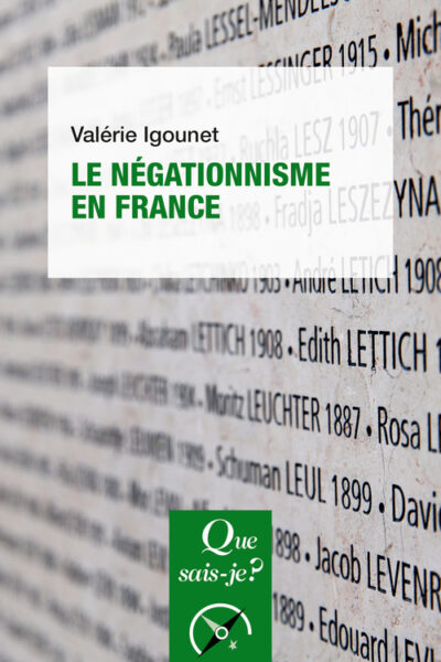 LE NEGATIONNISME EN FRANCE