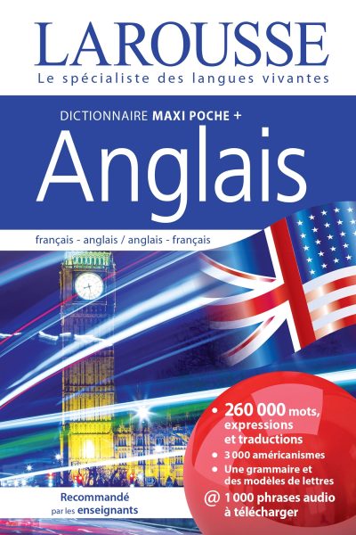 DICTIONNAIRE LAROUSSE MAXI POCHE PLUS ANGLAIS