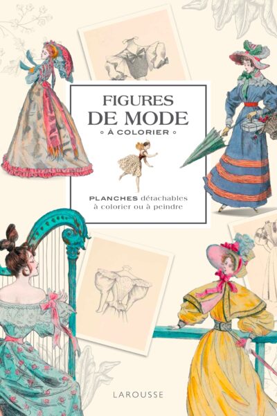 FIGURES DE MODE A COLORIER