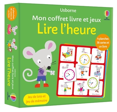 LIRE L'HEURE - MON COFFRET LIVRE ET JEUX