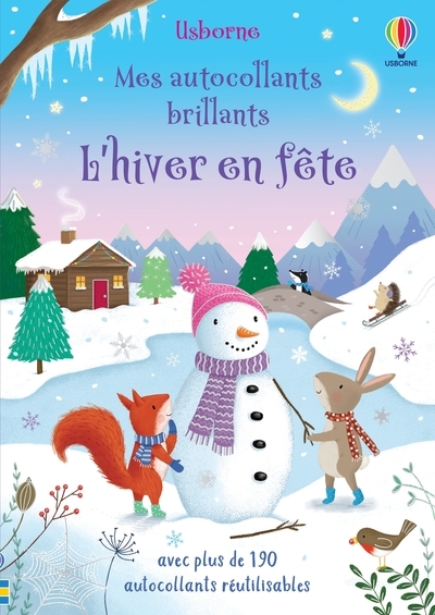 L'HIVER EN FETE - MES AUTOCOLLANTS BRILLANTS