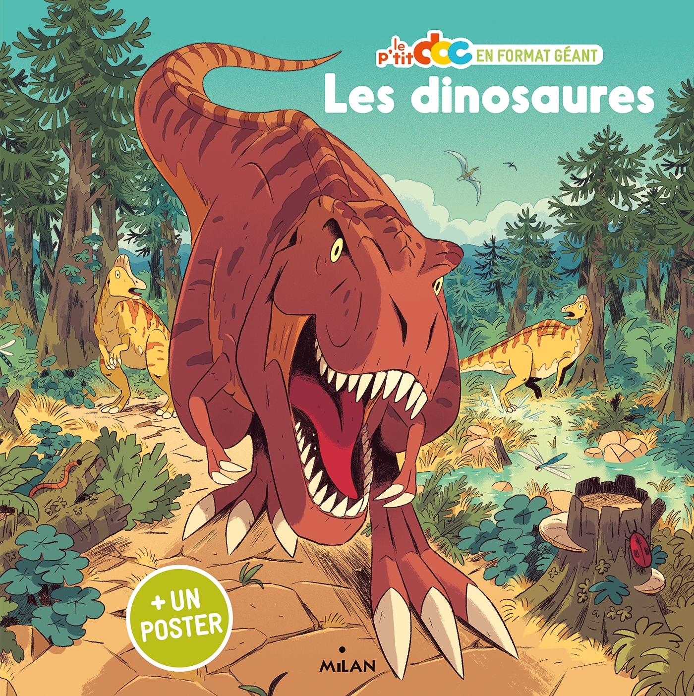 LES DINOSAURES - LE P'TIT DOC EN FORMAT GEANT