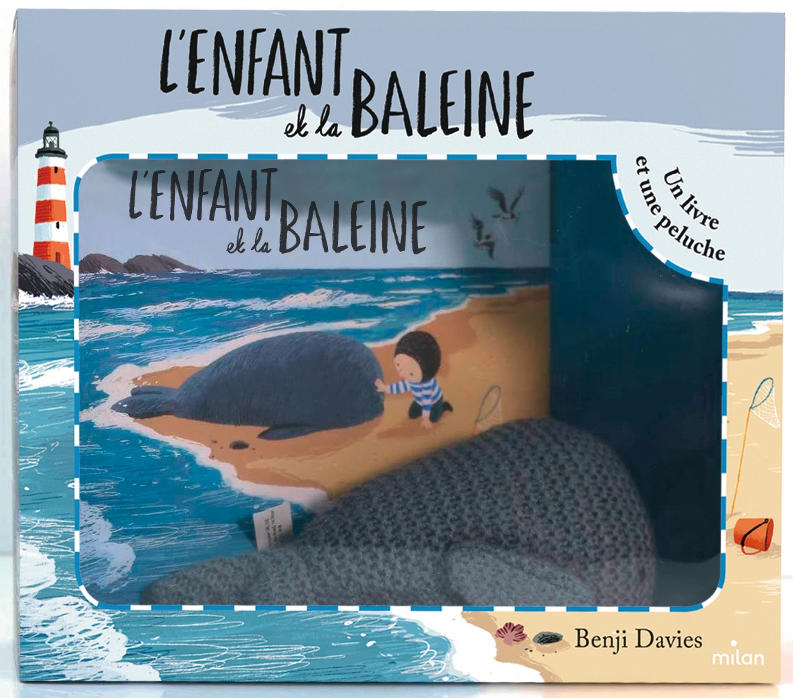 L'ENFANT ET LA BALEINE (COFFRET LIVRE + PELUCHE)