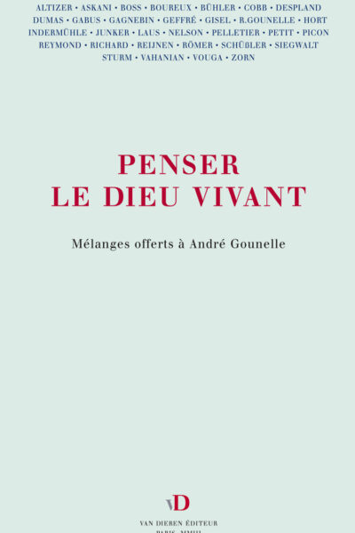 PENSER LE DIEU VIVANT