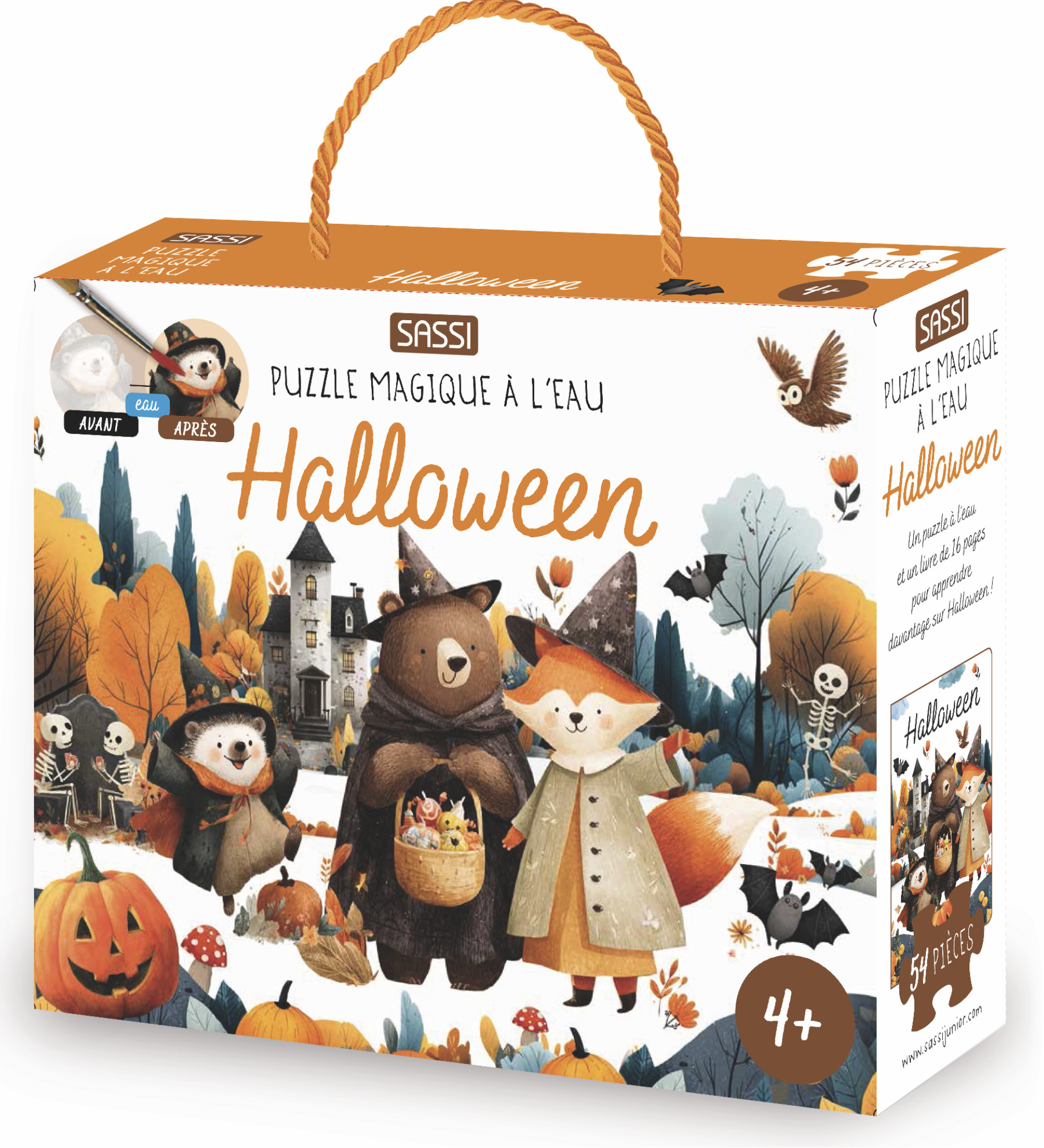 PUZZLE MAGIQUE A L'EAU - HALLOWEEN