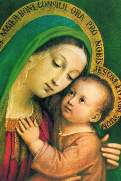 MOIS DE MARIE DEVANT L'IMAGE MIRACULEUSE DE NOTRE-DAME DU BON CONSEIL DE GENAZZANO