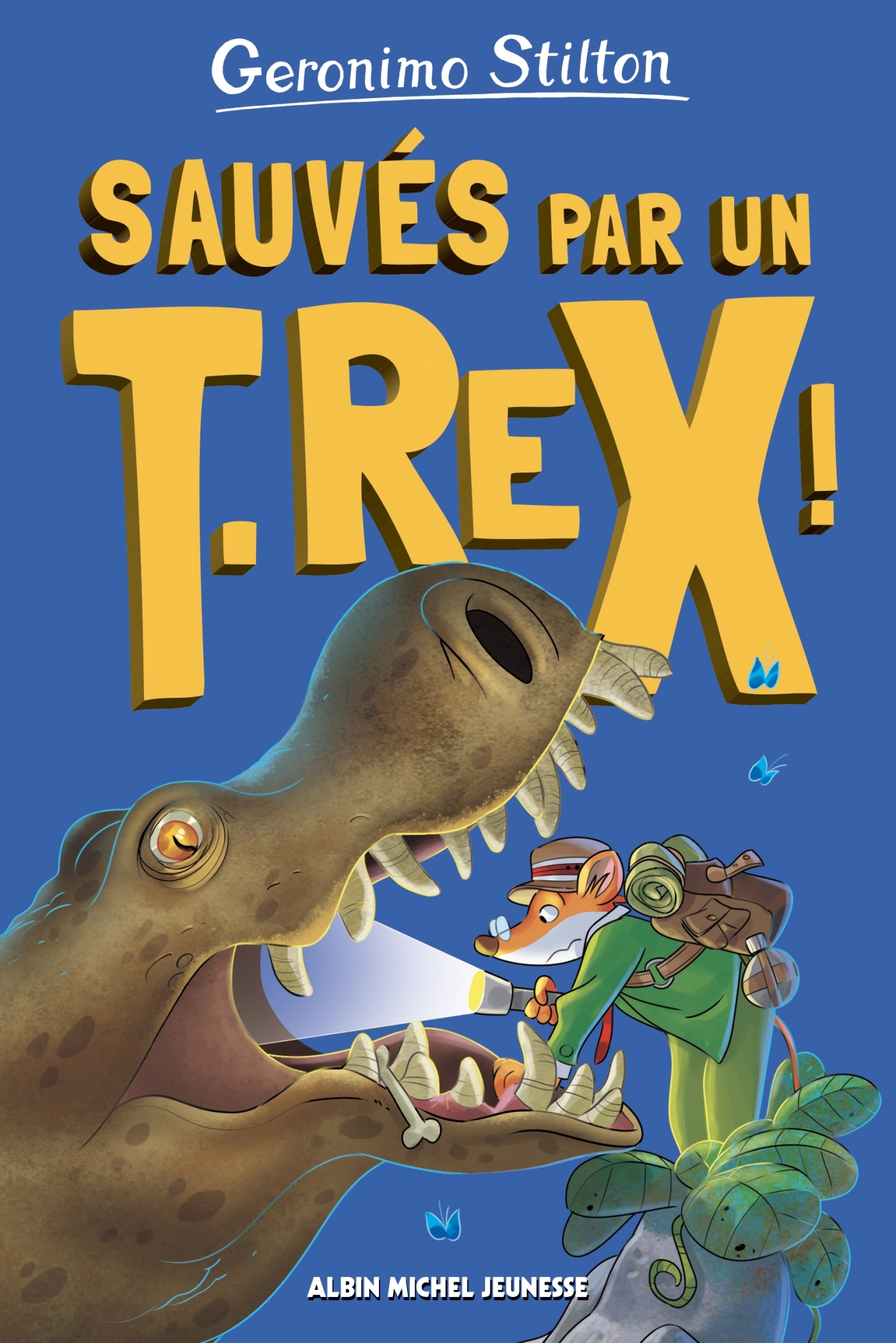 SUR L'ILE DES DERNIERS DINOSAURES - TOME 7 - SAUVES PAR UN T-REX !