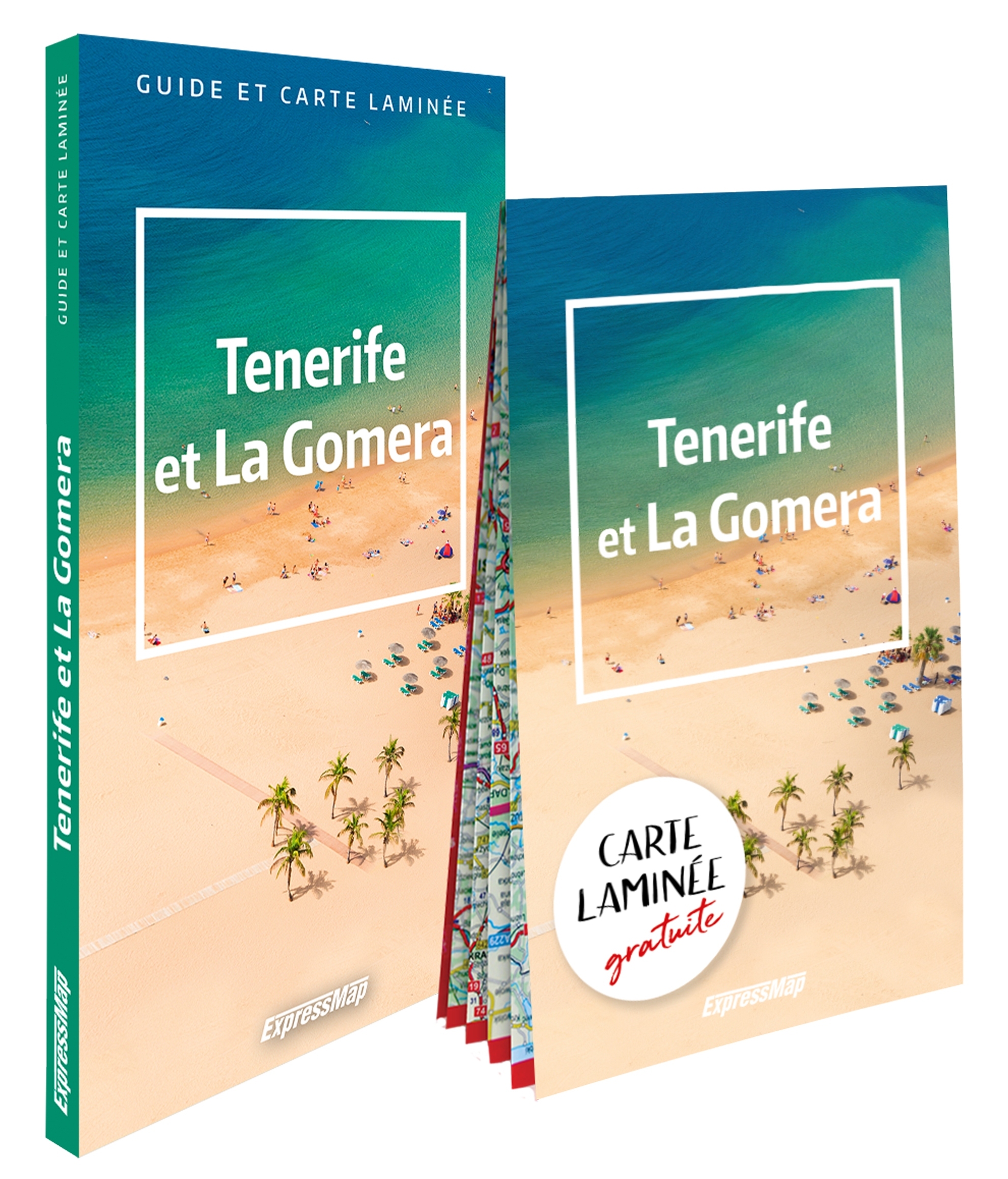 TENERIFE ET LA GOMERA (GUIDE ET CARTE LAMINEE)